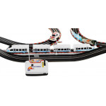 Pretekárska elektrická dráha 2 v 1 s rýchlym autíčkom a vlakom ML-5073